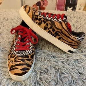 Aldo leopard and Zebra sneakers!! 🐆🦓